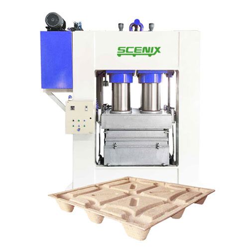 Prinsipyo ng Sawdust Wood Pallet Hot Press Machine